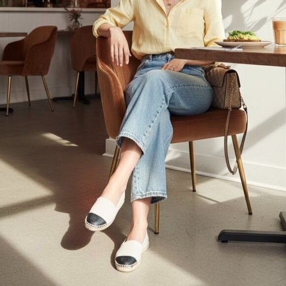 Tory Burch Color Block Espadrille Flats - Picture 12 of 13